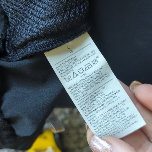 All In Motion Black Stretch Quick Dry Capri Jogger Track Pant Womens Size Large - Picture 10 of 10